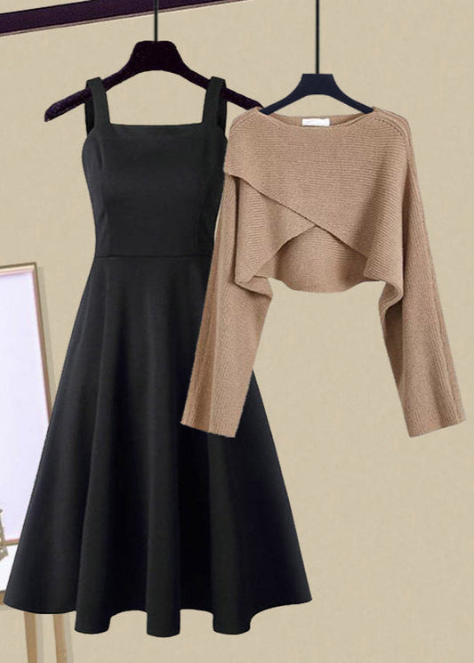 Riley™ - Set di Abito e Cardigan Elegante