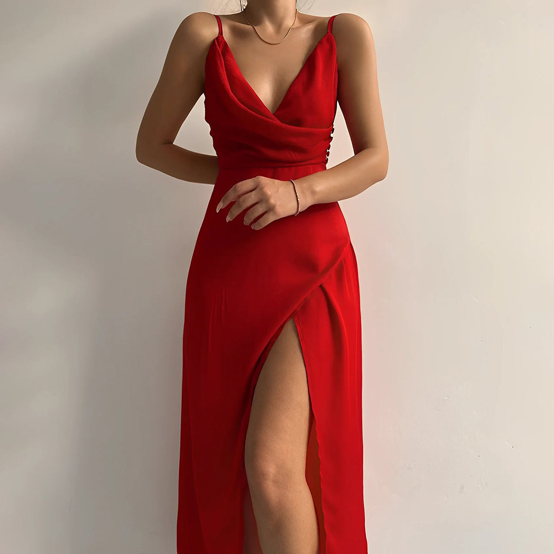 Carina – Abito Elegante Senza Spalline