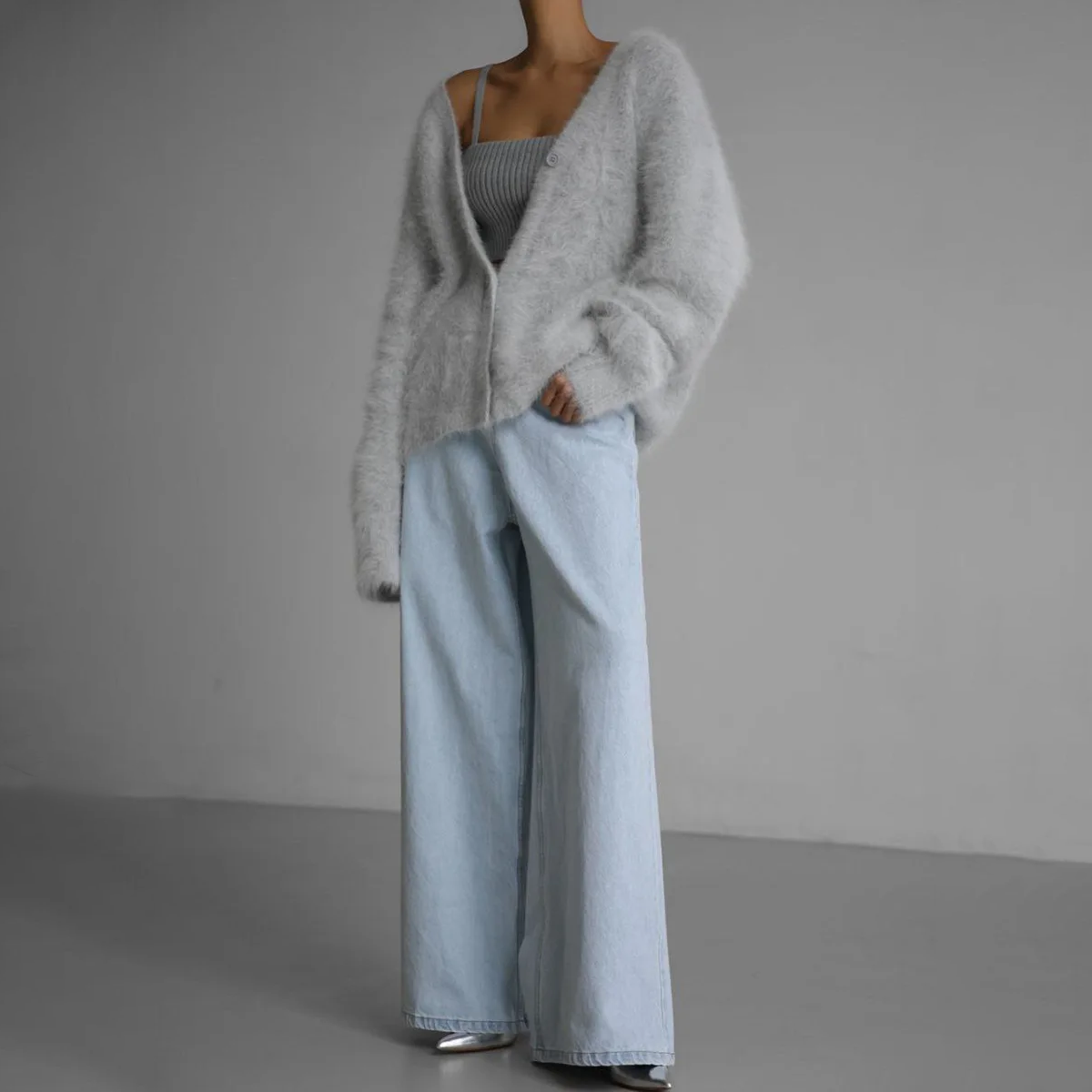 Dahlia - Cardigan Oversize Elegante