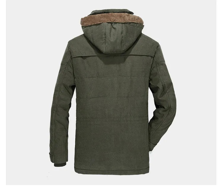Parka Invernale Termico da Uomo con Diverse Tasche
