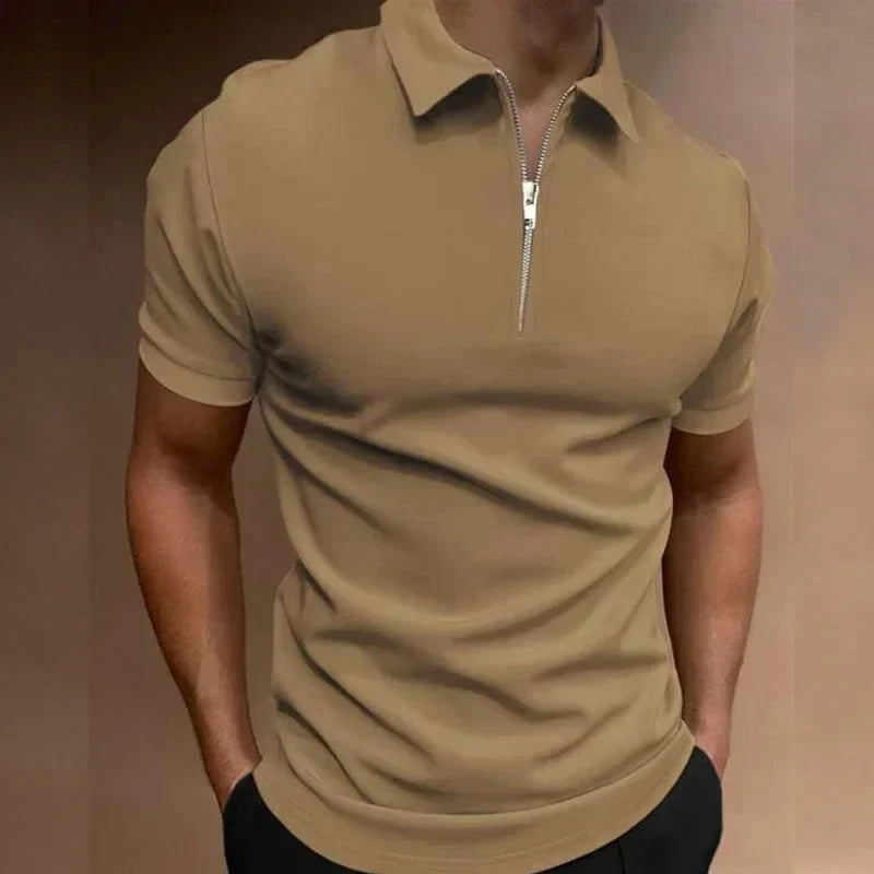 Cruz™ | Polo Classica con Zip