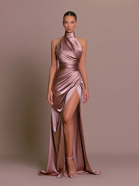 Livia | Abito Elegante con Spacco