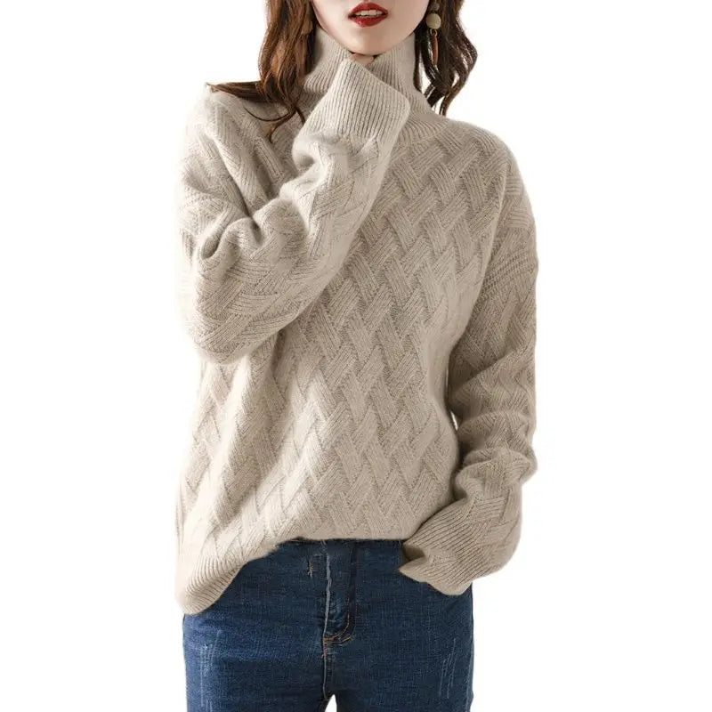 Feliciana | Maglione a collo alto in maglia