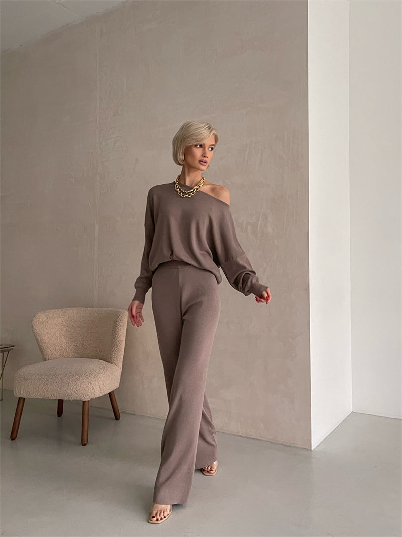 Ellie™ - Set Monocromatico Elegante in Maglia Invernale