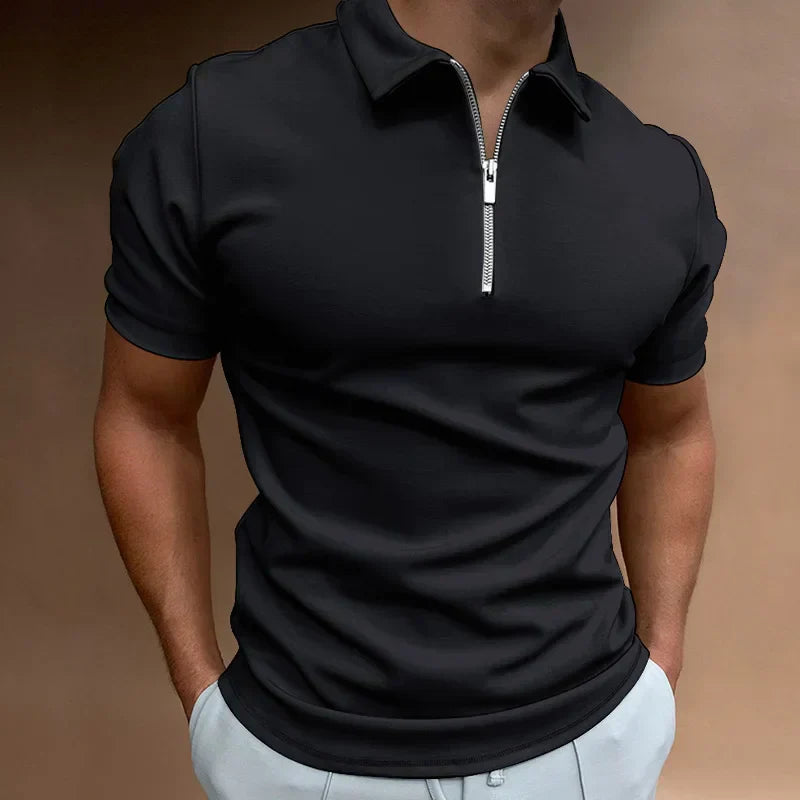 Cruz™ | Polo Classica con Zip