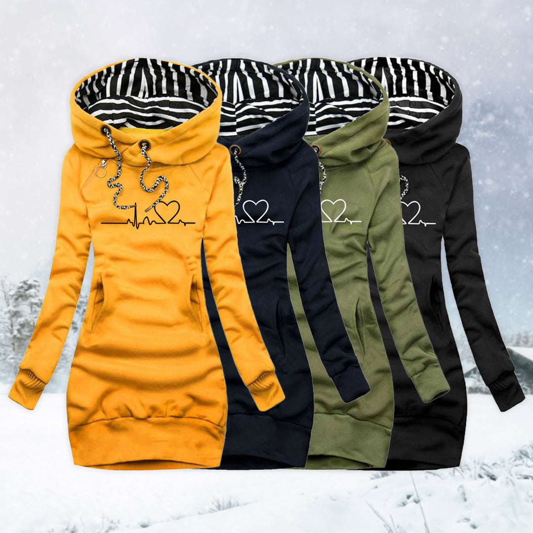 Carina | Gilet lavorato a maglia con motivo a cuore