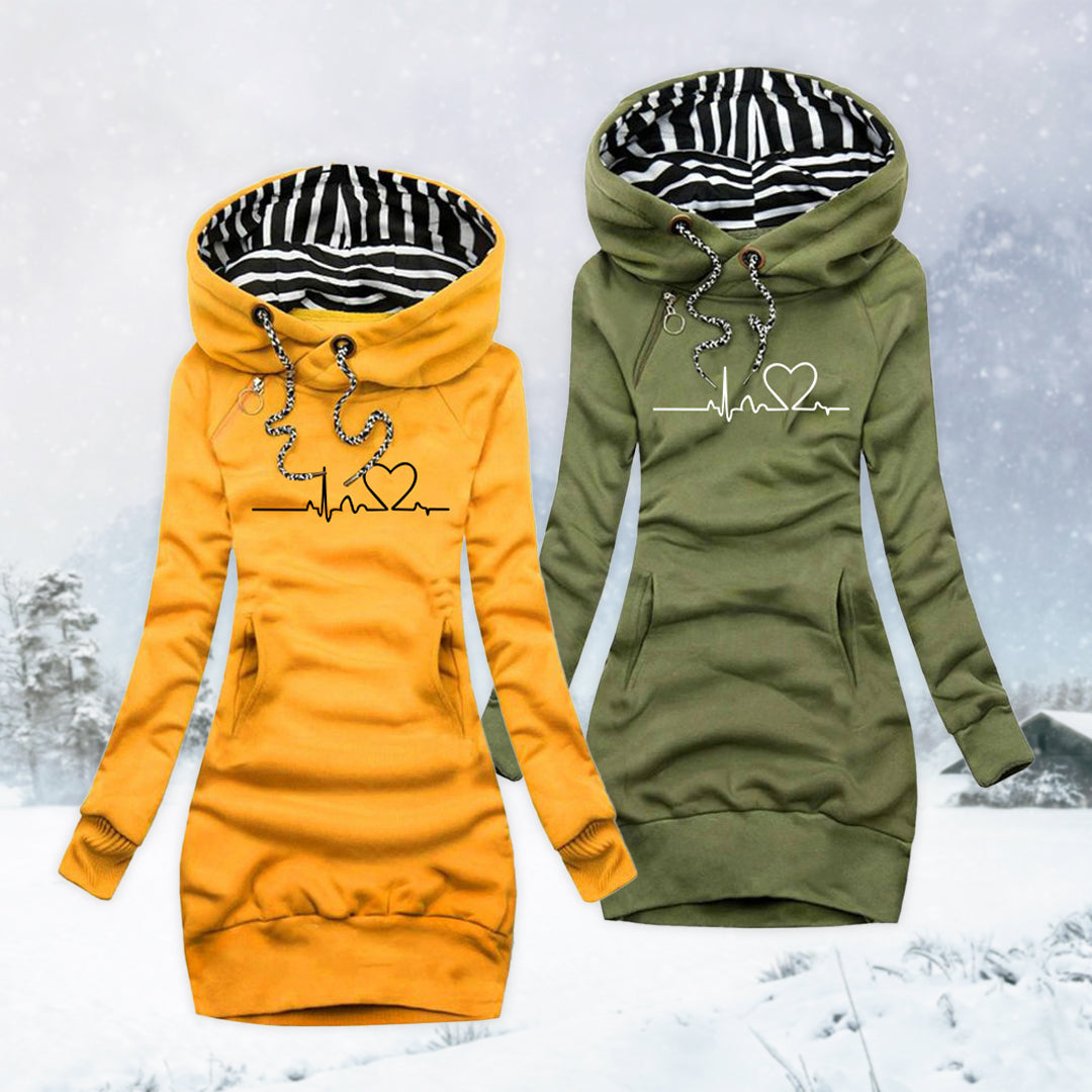 Carina | Gilet lavorato a maglia con motivo a cuore