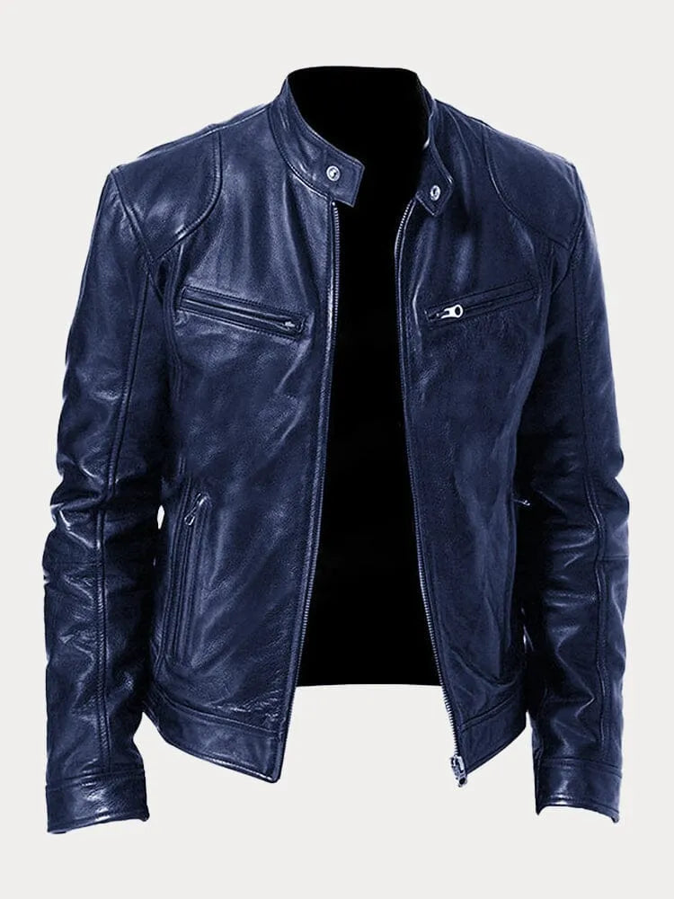 Owen™ - Giacca in Pelle Casual e Stile