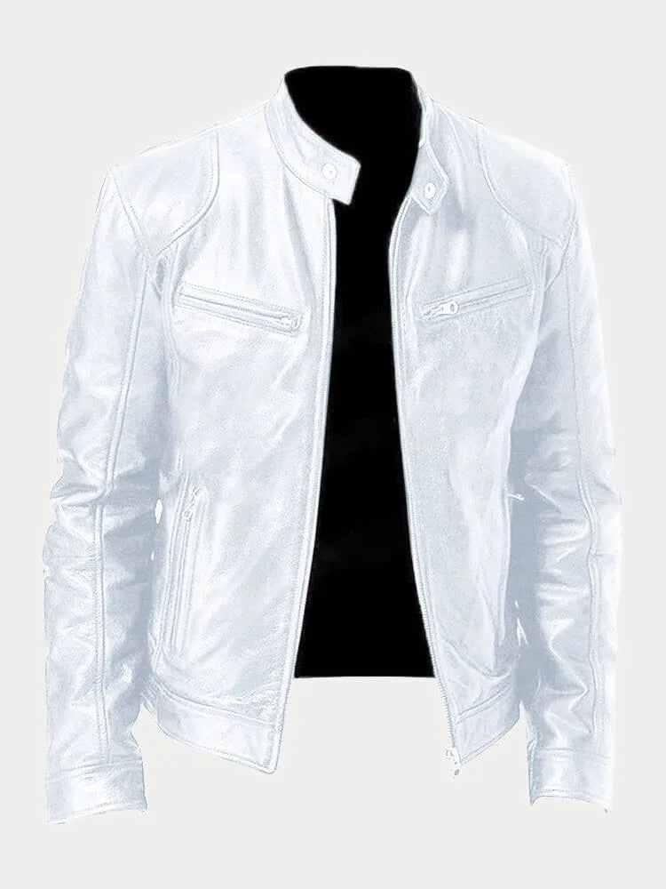 Owen™ - Giacca in Pelle Casual e Stile