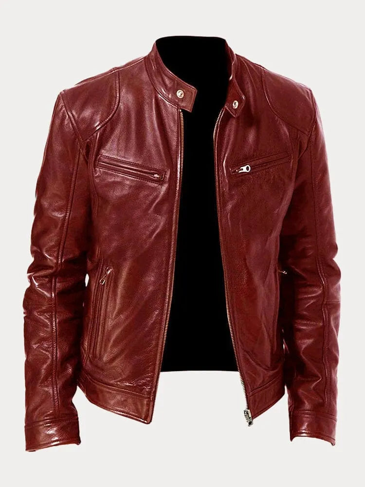 Owen™ - Giacca in Pelle Casual e Stile