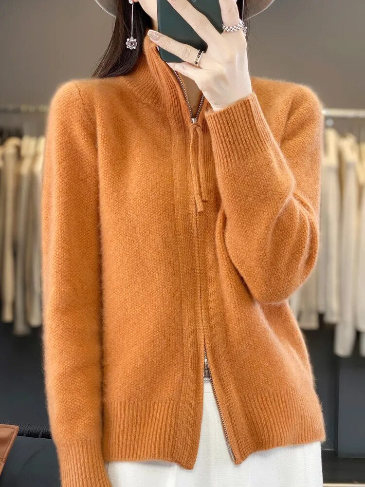 Piera | Cardigan zippato accogliente