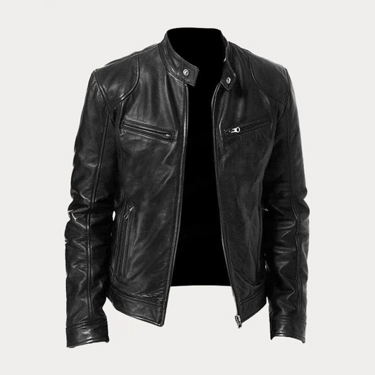 Owen™ - Giacca in Pelle Casual e Stile