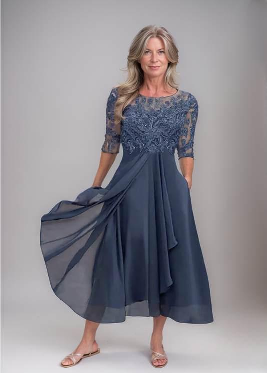 Leni™ | Abito in Chiffon Chic