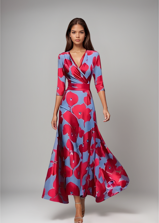 Ella™ | Vestito Maxidress Avvolgente