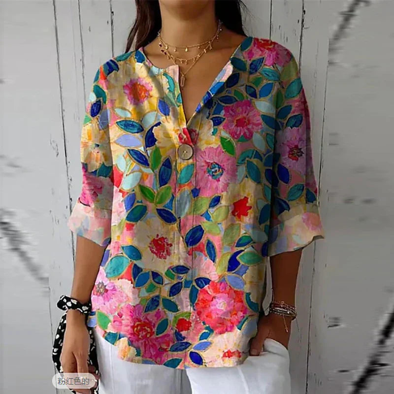 Harley™ | Elegante Blusa Floreale