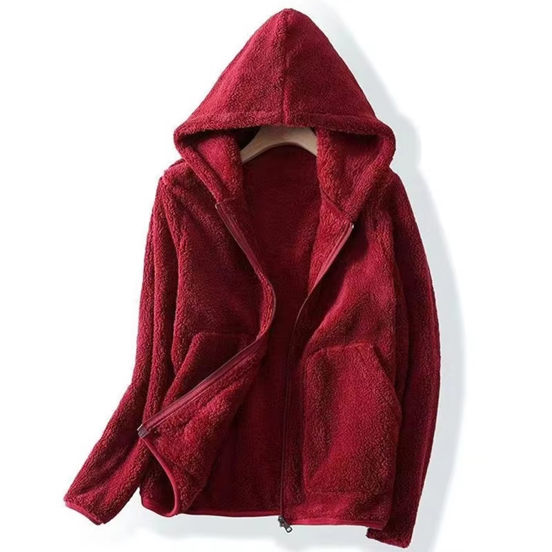 Avery™ - Felpa in Pile Corallo Super Morbida