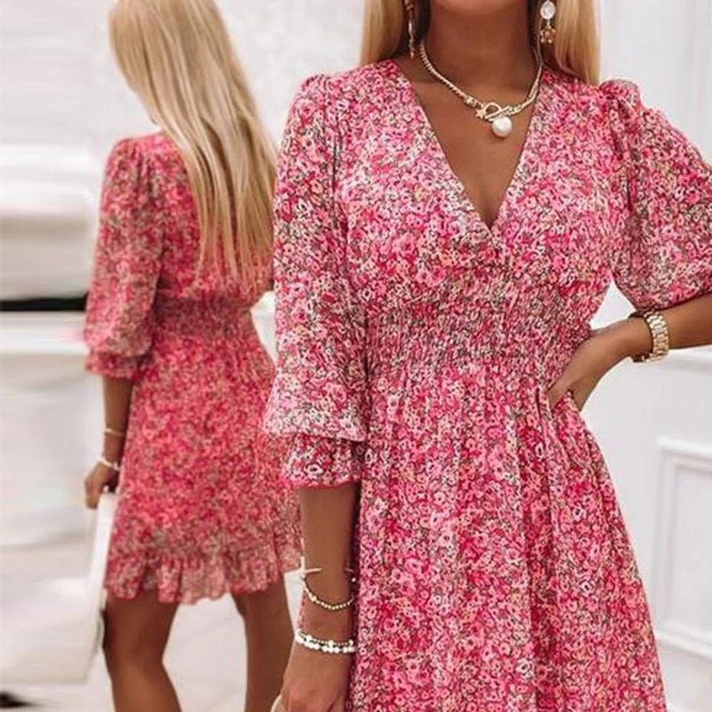 Addison™ | Elegante Vestito Floreale