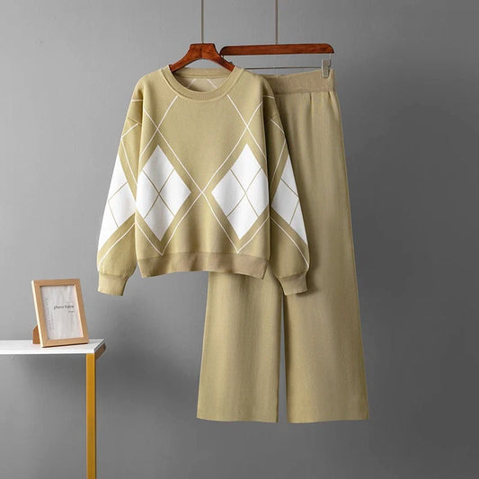 Lily™ - Set di Maglione a Maglia Caldo in Due Pezzi