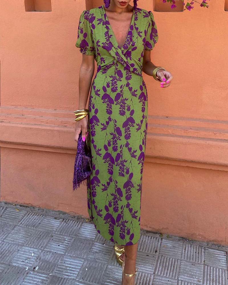 Celia™ | Elegante Vestito Floreale