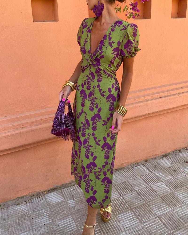 Celia™ | Elegante Vestito Floreale