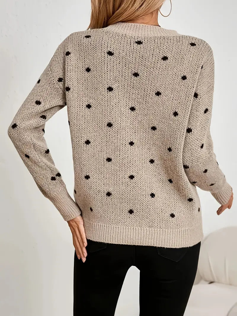 Maglione Donna Con Collo Rotondo