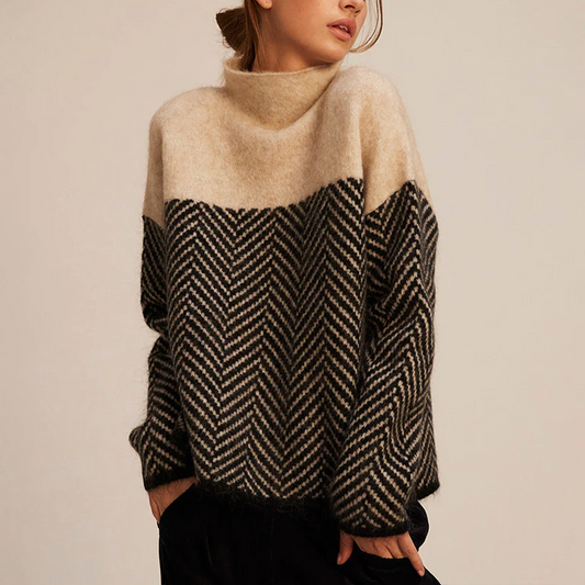 Isabelle - Top Collo Alto di Tendenza