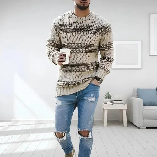 James™ - Maglione Elegante Lavorato a Maglia