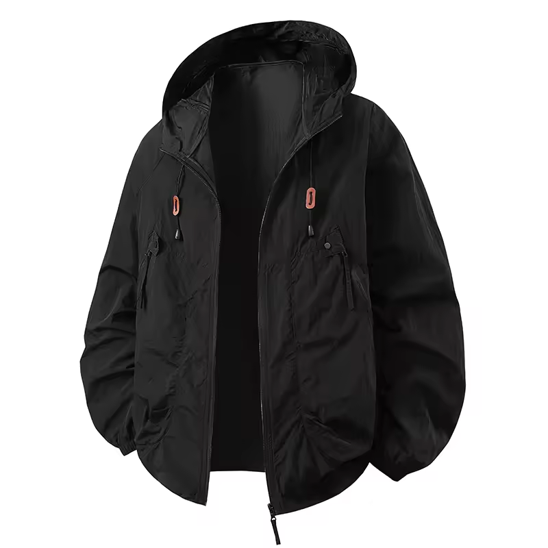 Carter™ – Giacca a vento outdoor impermeabile con cappuccio regolabile