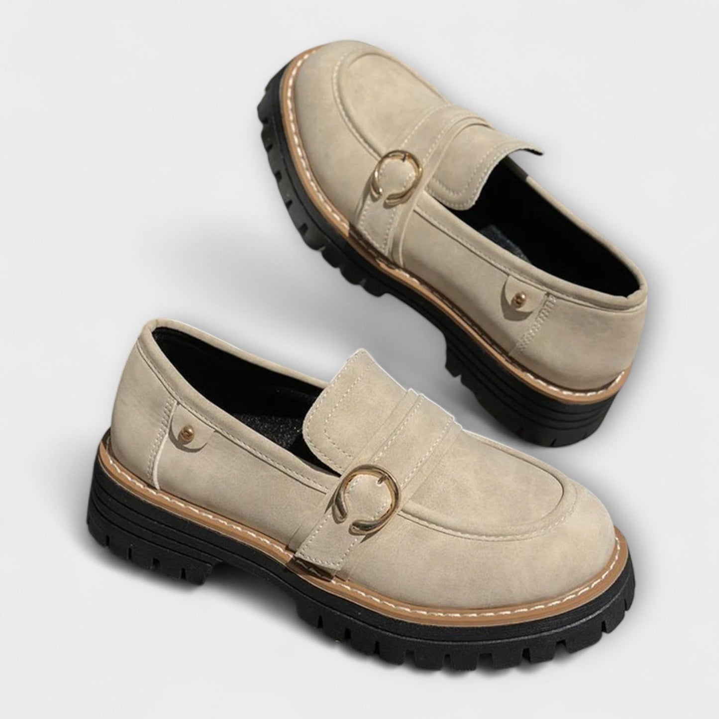Lora – Mocassini Casual con Punta Rotonda