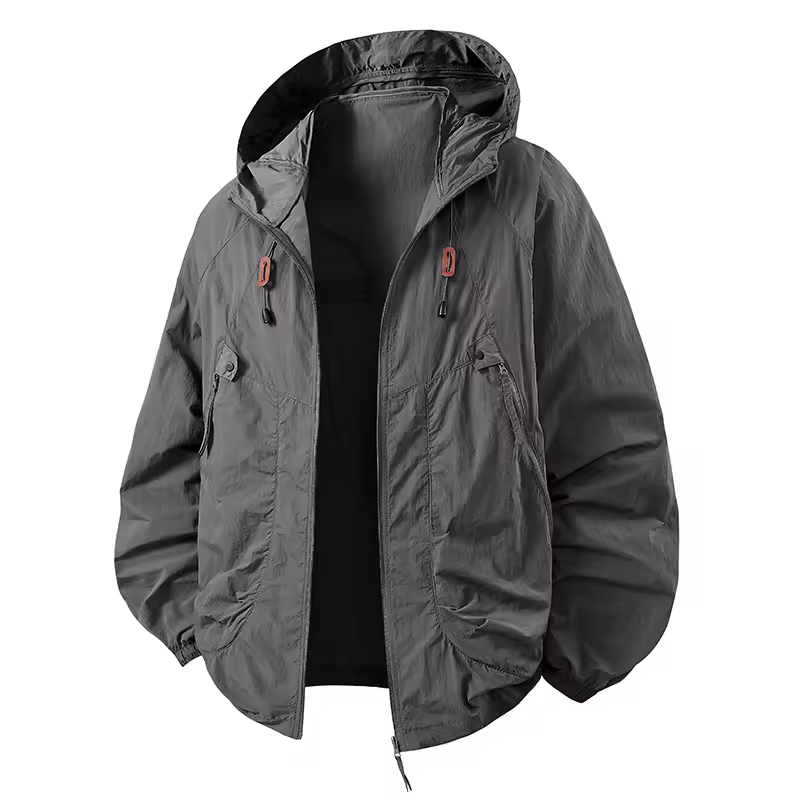 Carter™ – Giacca a vento outdoor impermeabile con cappuccio regolabile