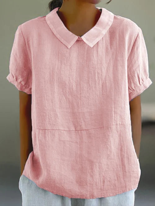 Amalie™ | Blusa con Collo e Vestibilità Relaxed