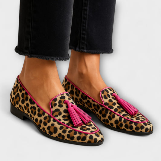 Lana - Mocassino con Frange