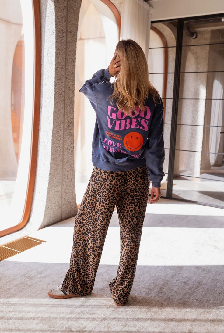 MIRA™ | Pantaloni in Felpa con Stampa Leopardo