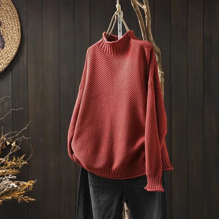 Aurora™ - Maglione a Collo Alto Morbido Tricot
