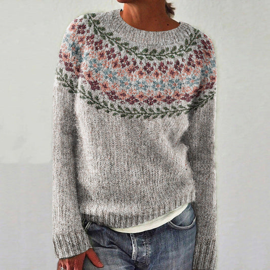 Maglione a fiori di fragola - Paese dei sogni