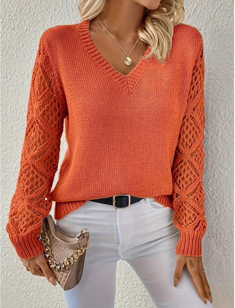 Aubrey™ - Maglione Morbido con Scollatura a V