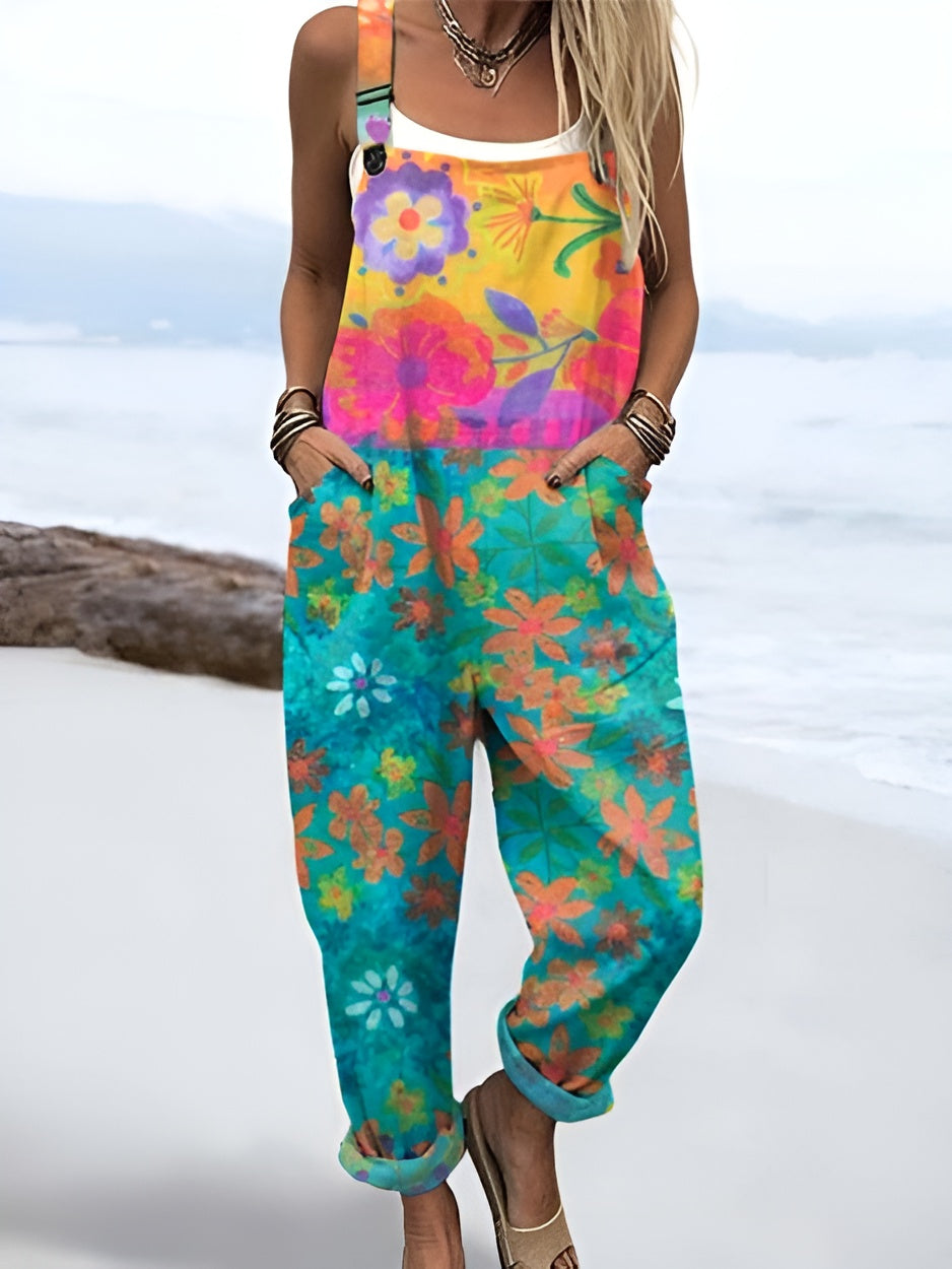 Liv™ | Salopette Aquarellblüten