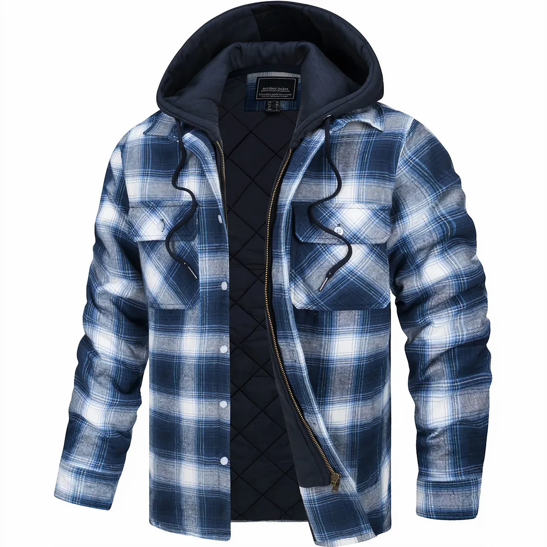 Jackson™ | Giacca a quadri con zip
