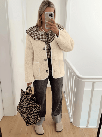 Lillia™ | Giacca in Fleece con Bottoni