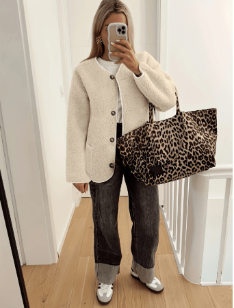 Lillia™ | Giacca in Fleece con Bottoni