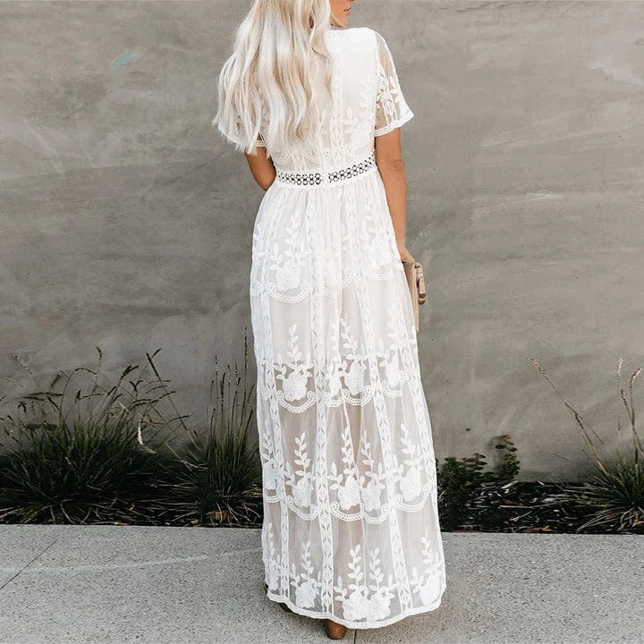 Aniek™ | Abito Maxi in Pizzo Stile Ibiza