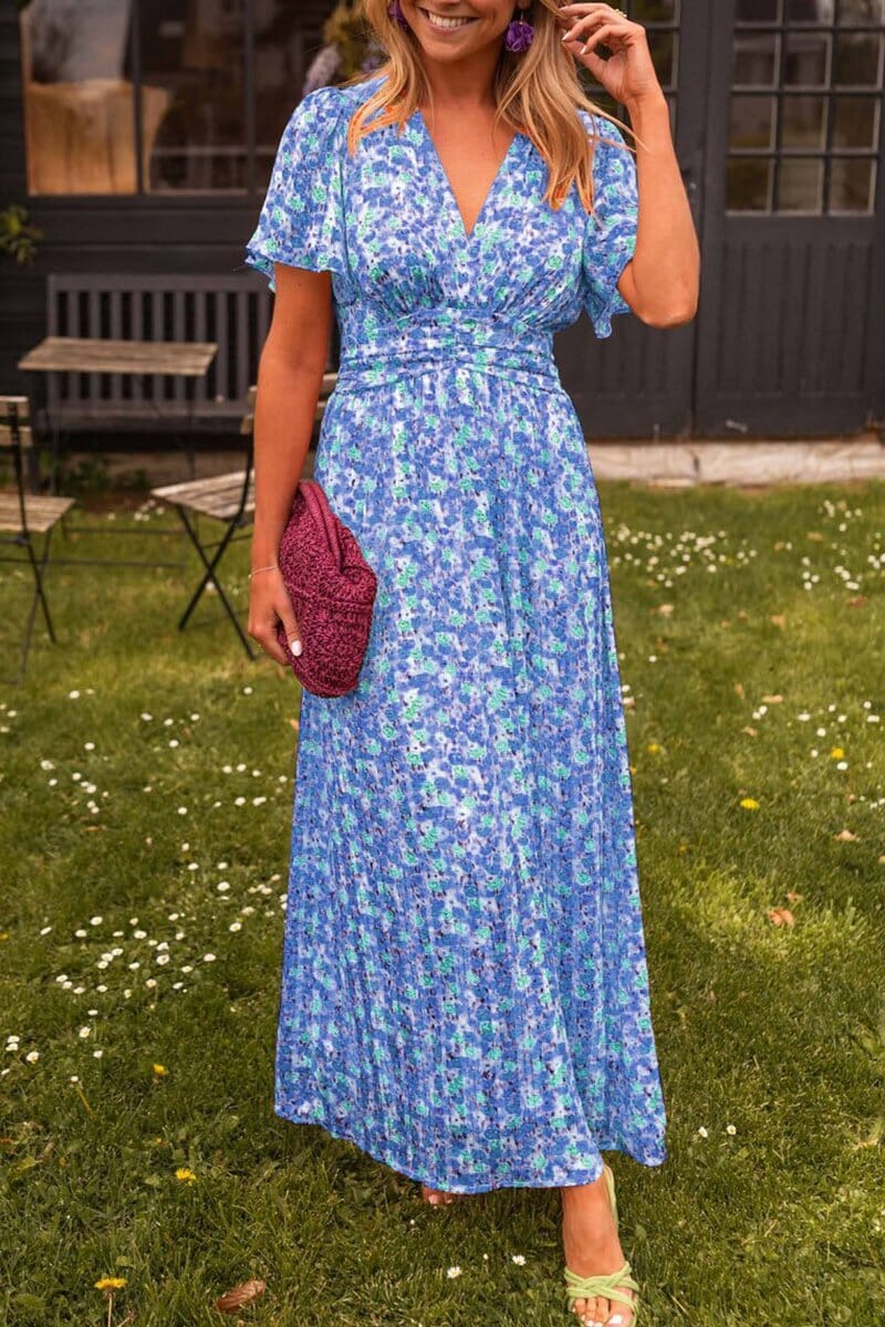 Sandra™ | Elegante Maxi Abito con Scollo a V