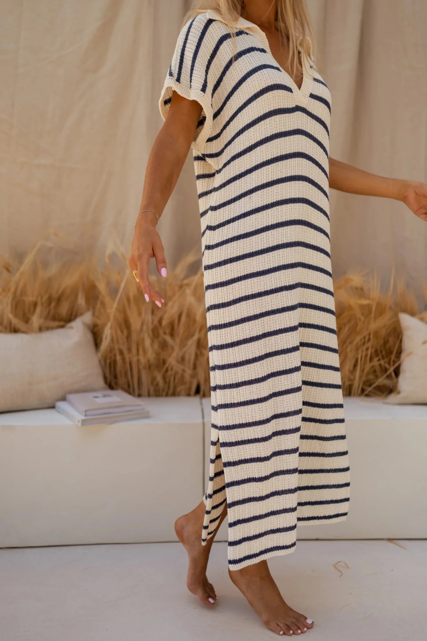 SOPHIA™ | ABITO A RIGHE IN MAGLIA