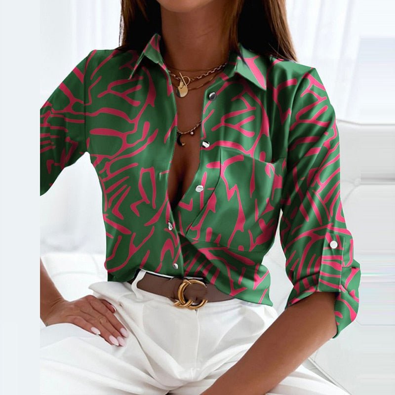 Linda™ | Blusa con Colletto alla Francese