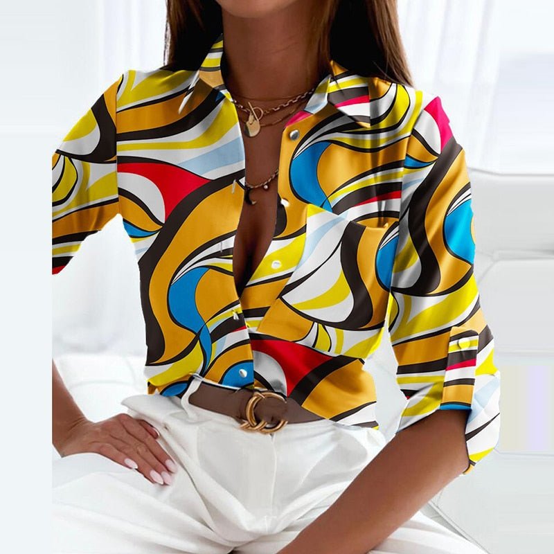 Linda™ | Blusa con Colletto alla Francese